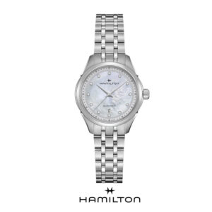 Orologio Jazzmaster Lady Auto Diamond - Hamilton, movimento automatico, solotempo, orologio donna. Bellipario Hamilton H32275890